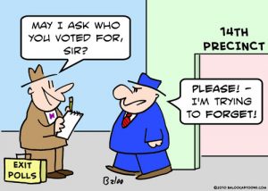 Exit Polling Cartoon