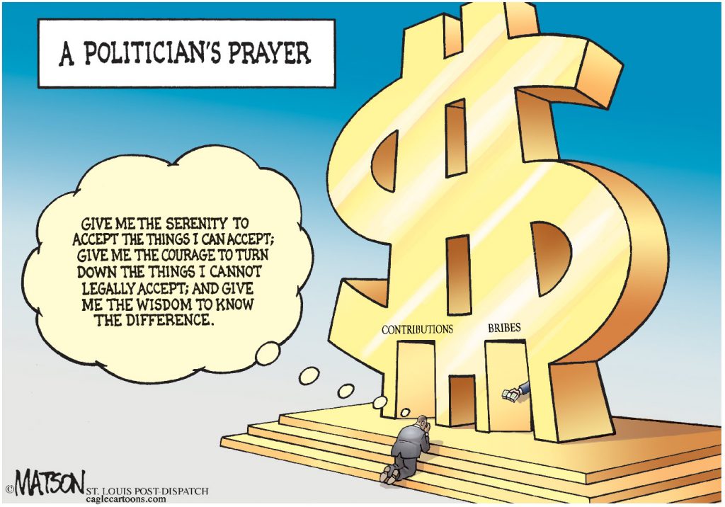 A Politician's Prayer Cartoon