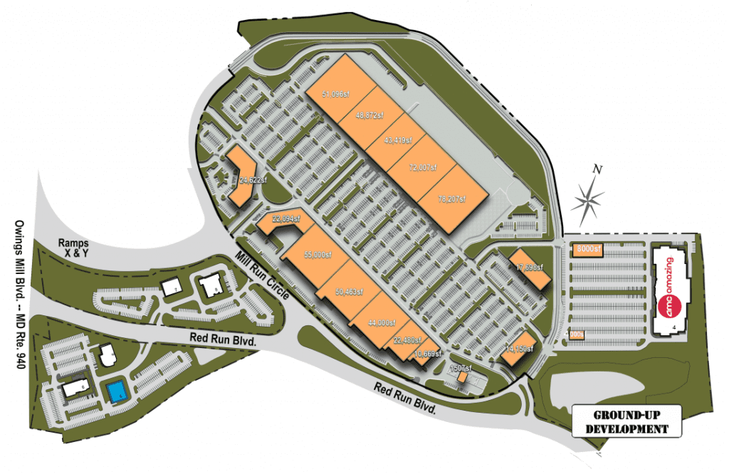 Kimco Site Plan for Owings Mills Mall Property, July 19, 2016