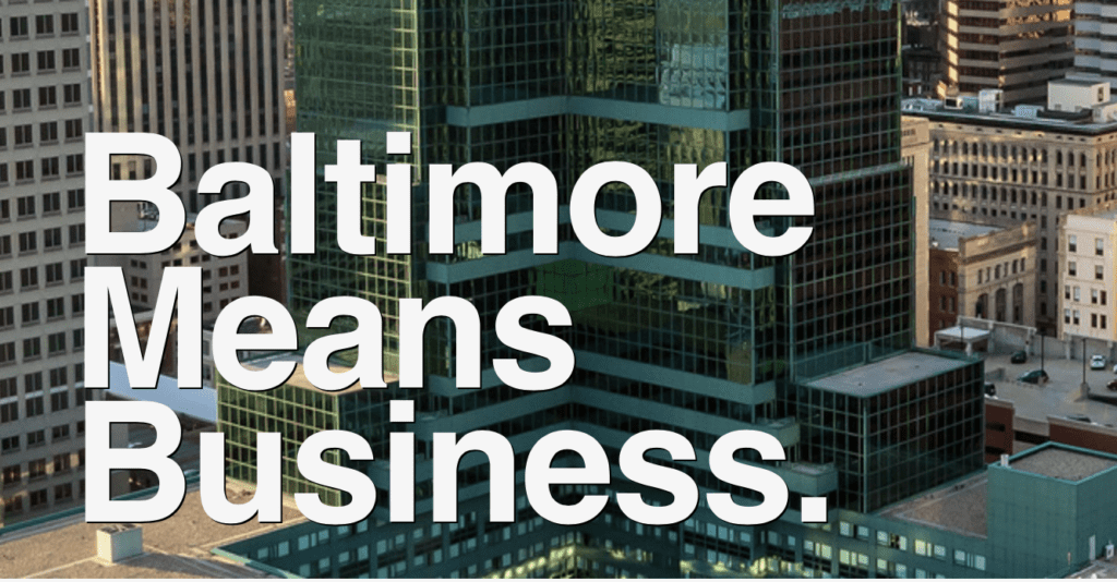 BDC's "Baltimore Means Business" Image